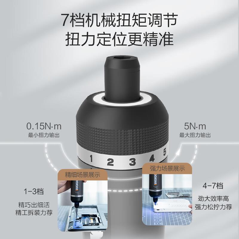 威克士WX242电动螺丝批家用充电式起子机WORX多功能锂电电批工具