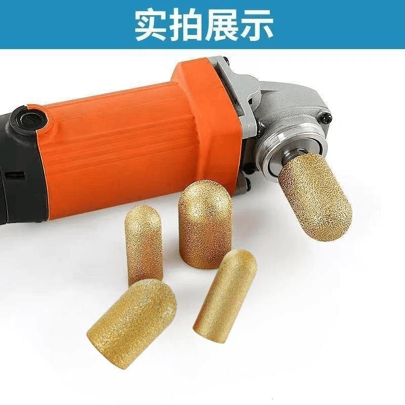 石英石台面后圆弧刀头石材挡水磨轮圆底修边磨头角磨机铣刀