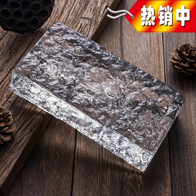 玻璃水晶砖玻璃砖厨房卫生间隔断墙透明方形云雾空心卧室淋浴装修