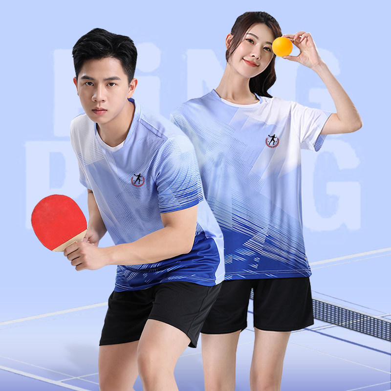 新款乒乓球服套装男女款定制
