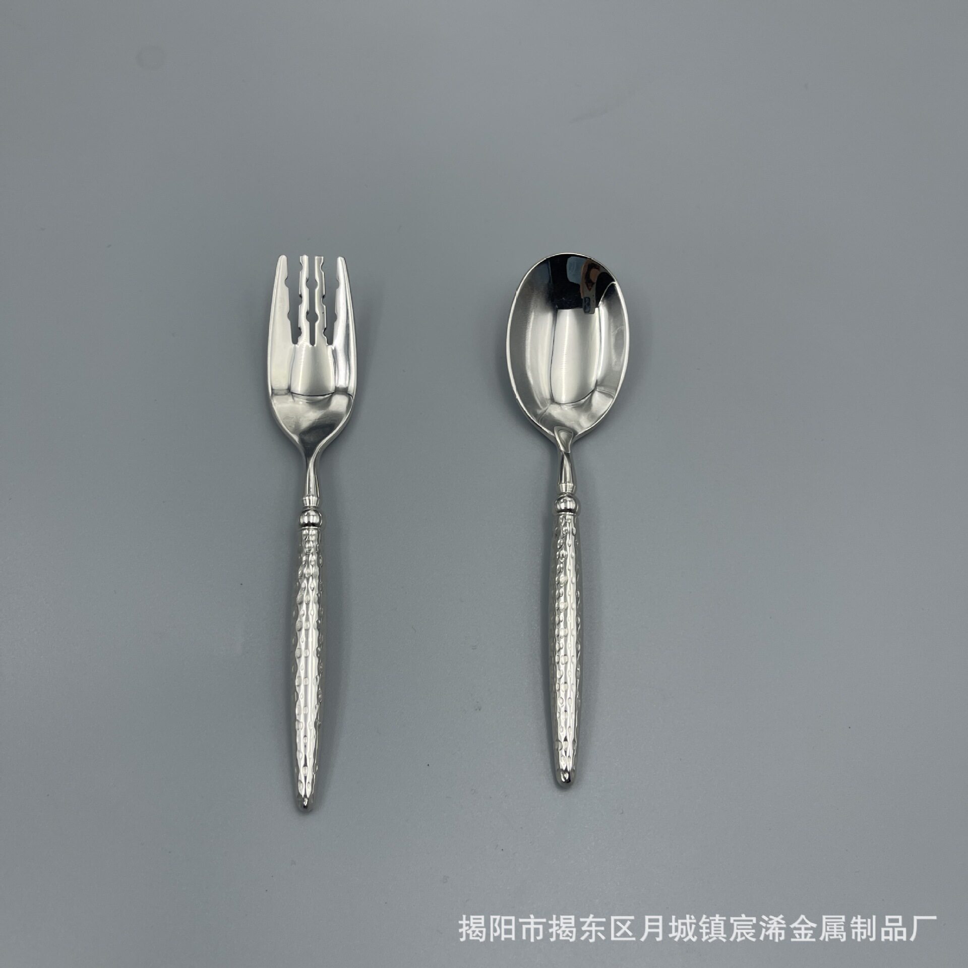 创意316不锈钢食品级儿童叉勺 酒店餐厅家用宝宝吃饭汤勺叉子套装