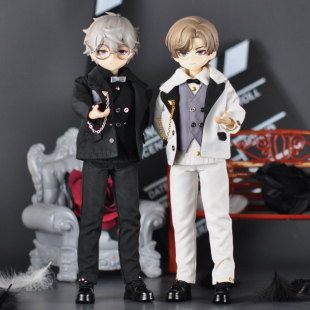 ob22娃衣 西装套装 长裤马甲衬衫素体娃娃衣服bjd小布YMY男体ob23