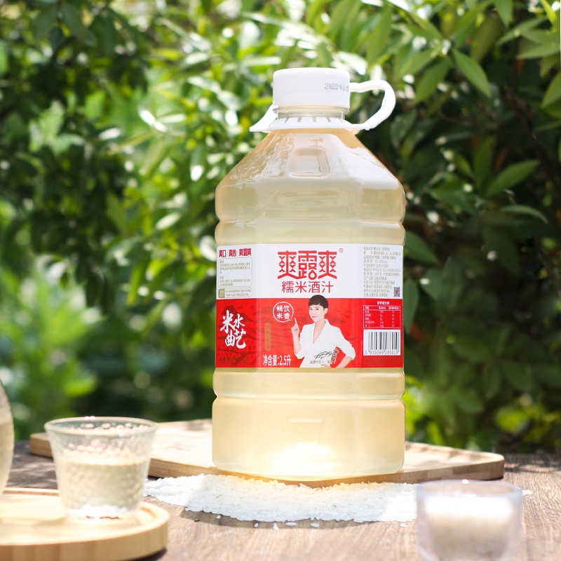 爽露爽糯米酒汁2.5L装甜酒酿