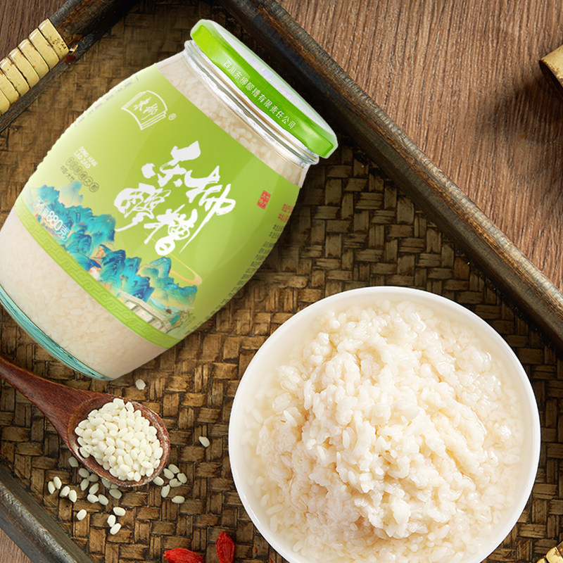 东柳醪糟米酒880g瓶装原味甜酒酿