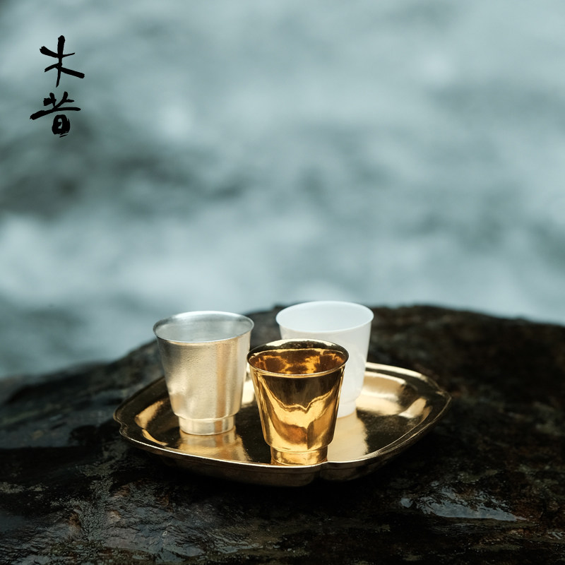 木昔手作金釉银彩茶杯闻香杯品茗杯海棠壶承手工茶器葛玲玉高性价比高么？