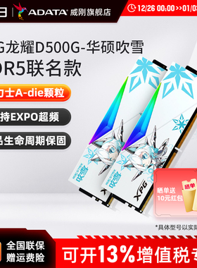 威刚华硕吹雪主板DDR5台式机内存6000/6400/16G/32G/48G/64G灯条