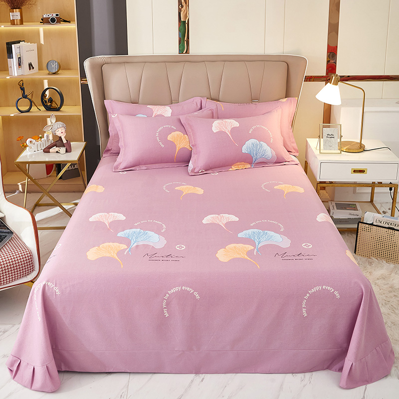 纯棉加厚磨毛床单全棉垫单