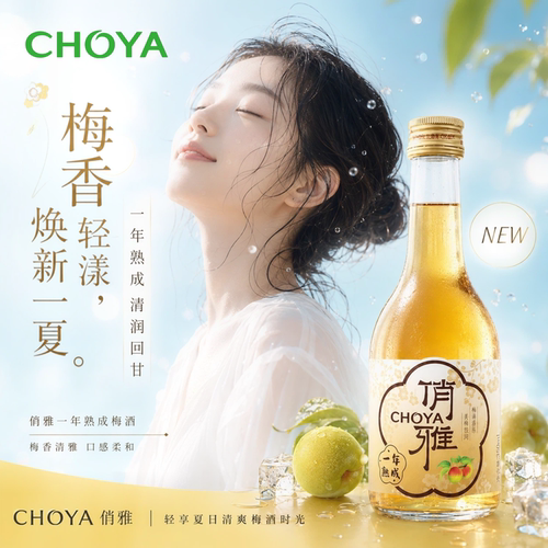 CHOYA俏雅一年熟成梅酒醇厚梅香