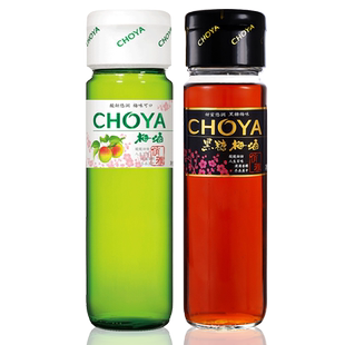 CHOYA俏雅梅酒黑糖果味洋酒820ml+750ml女士低度微醺青梅果酒