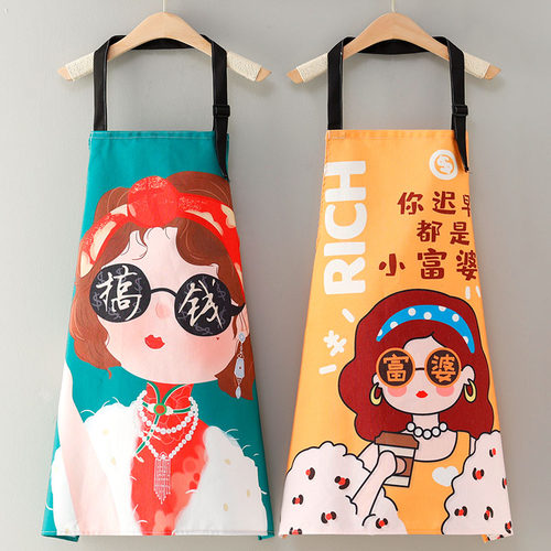 透气纯棉夏季款卡通防油防污