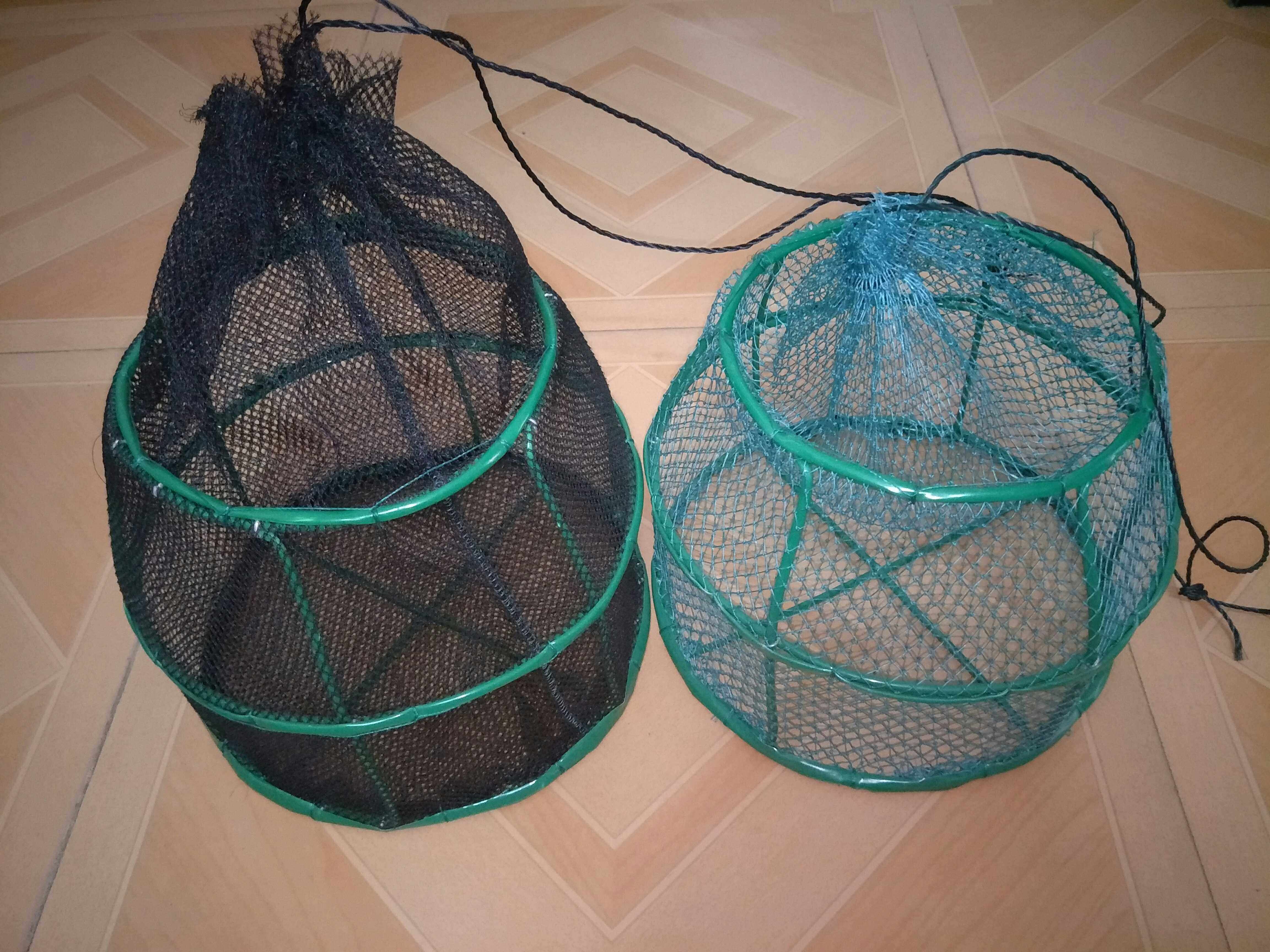 存鱼养鱼虾笼捕蟹神器包邮网箱养殖网专用鱼笼子地网捕虾网折黑鱼