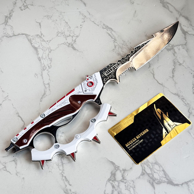 【现货】三角洲周边信条模型金属武器刀皮摆件道具大号怜悯收藏品