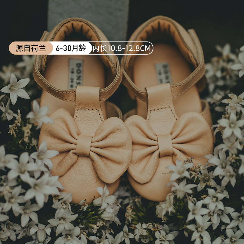 Donsje Meau蝴蝶结款婴儿学步鞋公主真皮宝宝鞋包头凉鞋软底皮鞋,童鞋/婴儿鞋/亲子鞋,学步鞋,淘宝优惠券,粉丝福利购,淘宝优惠卷
