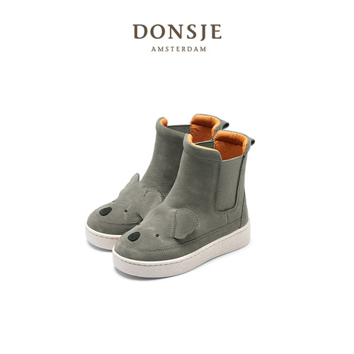 新品DonsjeThato考拉款儿童皮靴