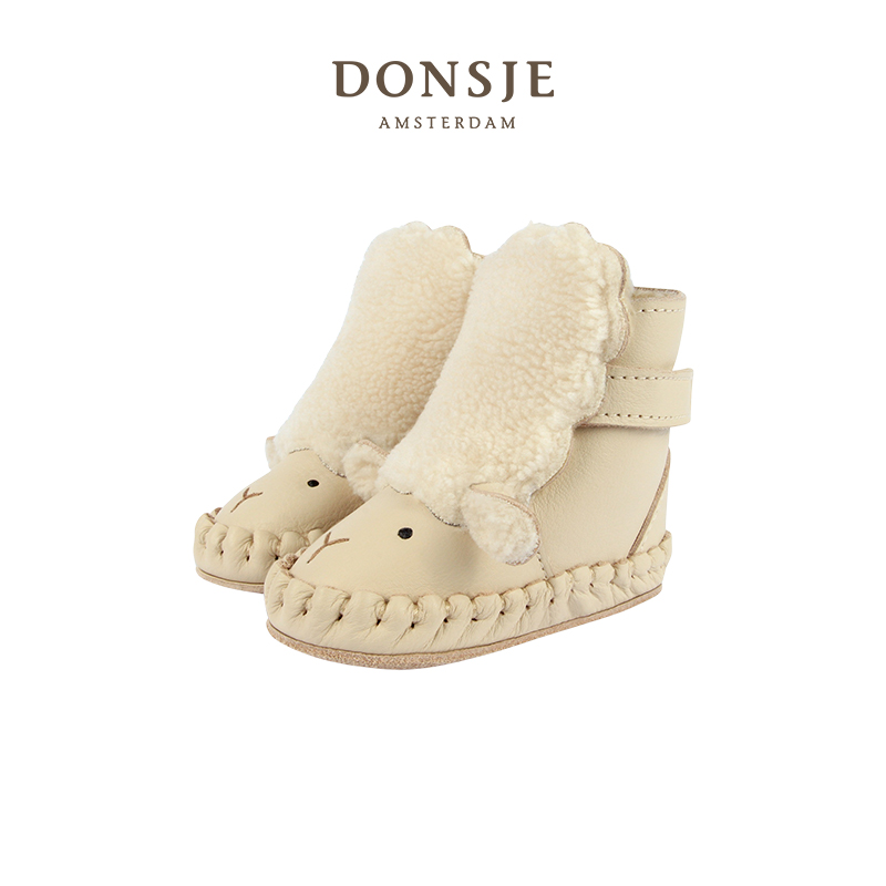 儿童秋冬皮靴鞋子donsje