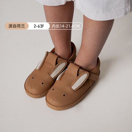皮鞋donsje儿童真皮单鞋四季款
