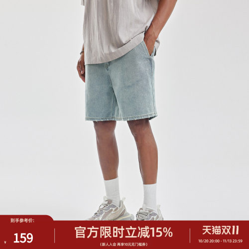 夏季牛仔短裤美式简约