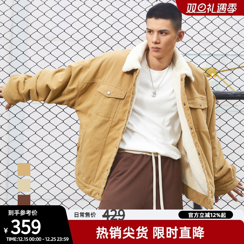 巴恩风加绒保暖棉服外套