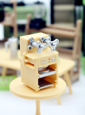 Dollhouse娃娃屋方格空间迷你搅拌机DIY自研厨房烘焙微缩场景模型