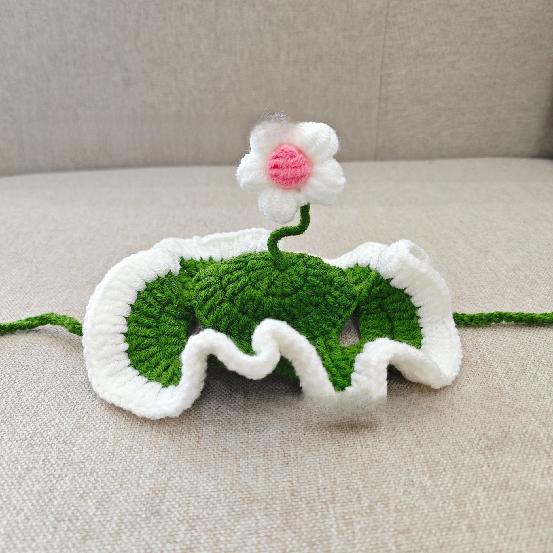 2025小花苗宠物帽子毛线编织狗狗