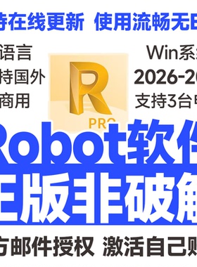 Robot Structural Analysis Professional软件正版激活远程安装