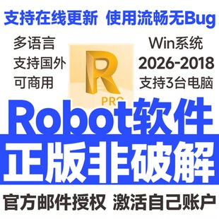 Robot Structural Analysis Professional软件正版激活远程安装