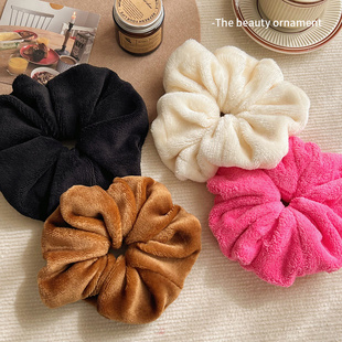 干发毛巾发圈kitsch不伤发大肠圈2024新款女湿发吸水快干运动发饰