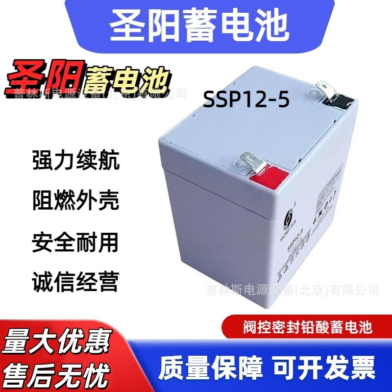 蓄电池SSP12-5 12V5AH 电梯消防 门禁 音响应急免维护蓄电池