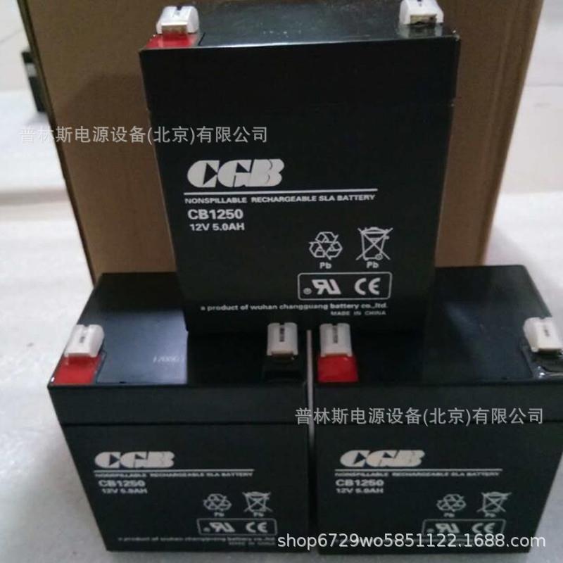 武汉蓄电池CB1250电梯 门禁 音响 童车CGB蓄电池12V5Ah现货