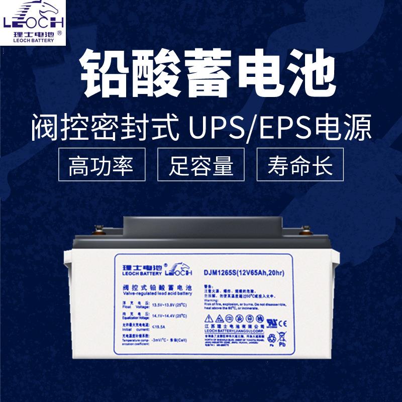蓄电池 DJM1265 12V6H免维护铅酸蓄电池 UPS电源 EPS直流屏