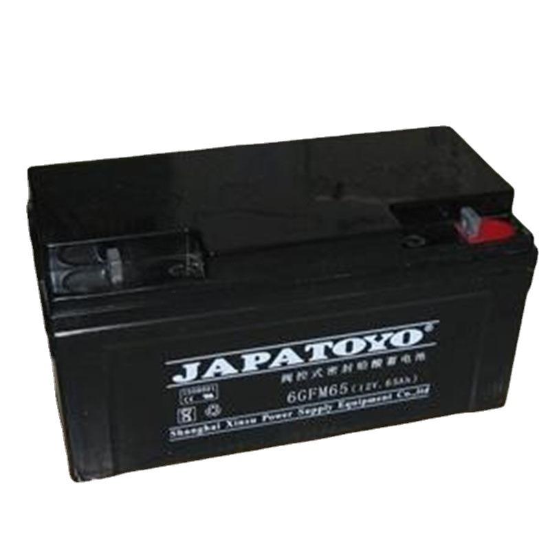 JAPATOYO东洋阳光蓄电池6FM65 12V65AH/20HR阀控密封式铅酸电瓶