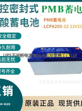PMB蓄电池LCPA200-12 12V200AH消防照明 UPS电源配套 EPS直流屏