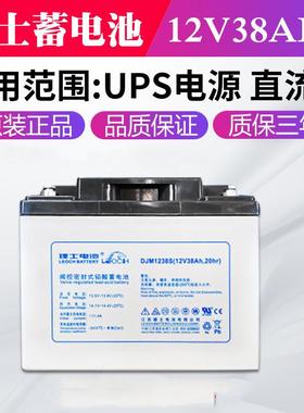 蓄电池12V38AHDJM12-38直流屏UPS 消防电源免维护蓄电池