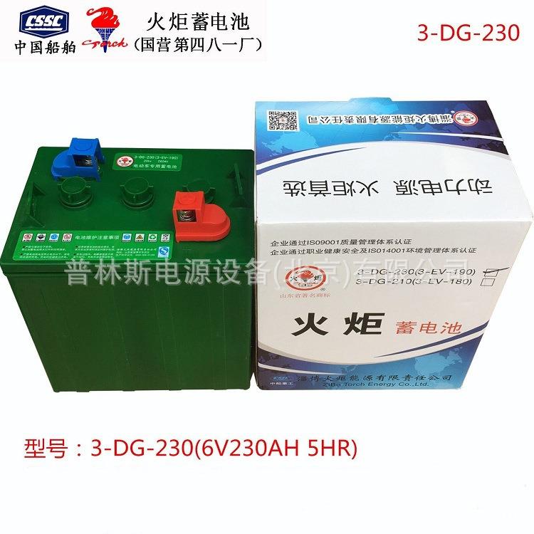 防爆蓄电池3-DG-230 (6V230AH)工厂工业电动车专用 全新