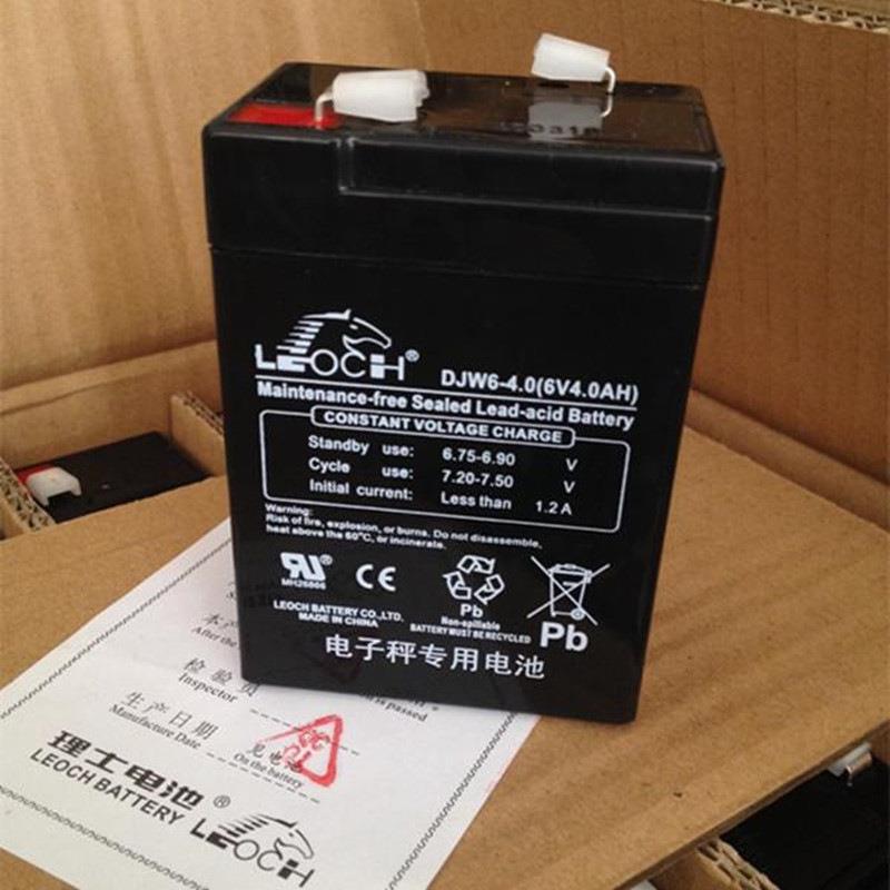 LEOCH 蓄电池6V4AH DJW6-4.0电子秤电瓶  童车玩具电池