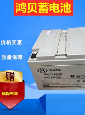 蓄电池FMBB1224T铅酸免维护12V24AH直流屏  UPS备用电池 免邮