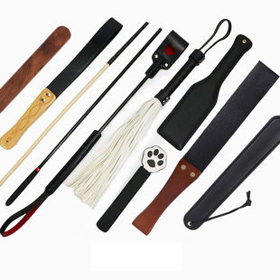 幻音坊:SP工具套装spank调教皮拍子皮鞭套装散鞭马鞭戒尺藤条