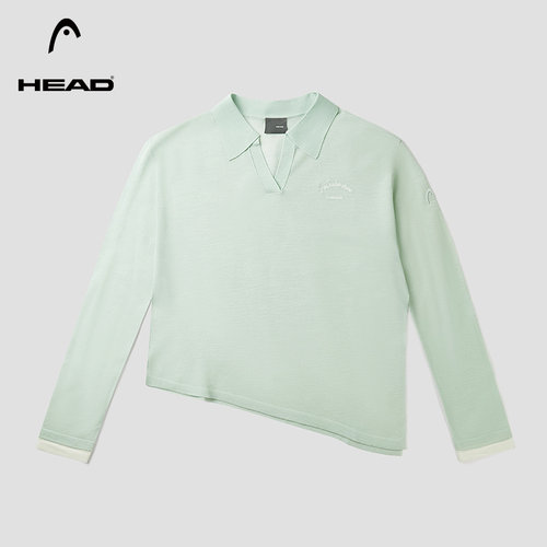HEAD海德轻薄POLO领运动罩衫女