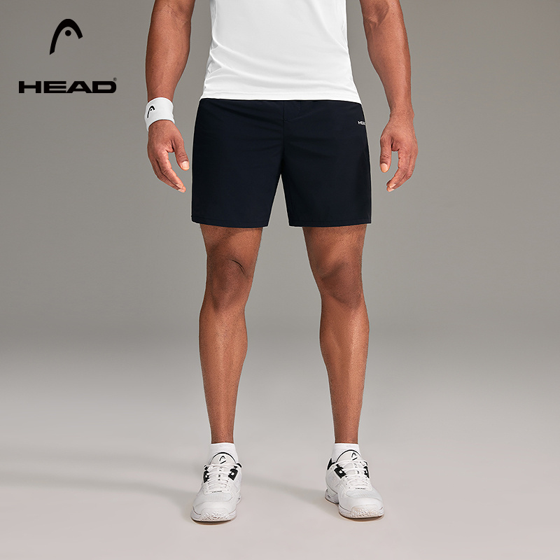 【松紧腰】HEAD海德网球运动梭织短裤夏季透气慢跑裤男