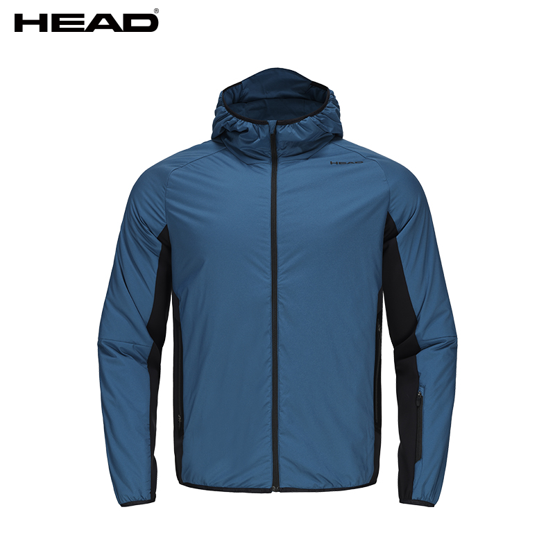 HEAD海德男式防泼水拼接棉服