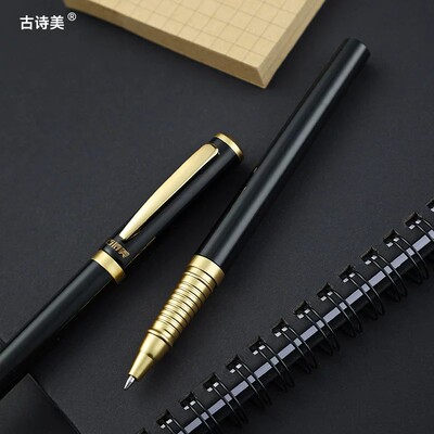 高档加粗中性笔1.0mm大容量商务办公签字笔黑色0.5/0.7mm学生练字