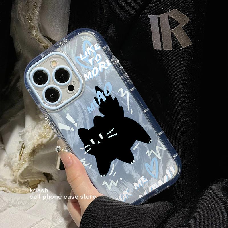 适用iPhone16手机壳13promax1112高级感14苹果惊吓猫小米15华为mate60pura70opporeno荣耀50新款红米k80nova9