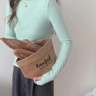 薄荷绿磨毛加绒堆堆领打底衫女秋冬洋气内搭高级感可外穿修身上衣