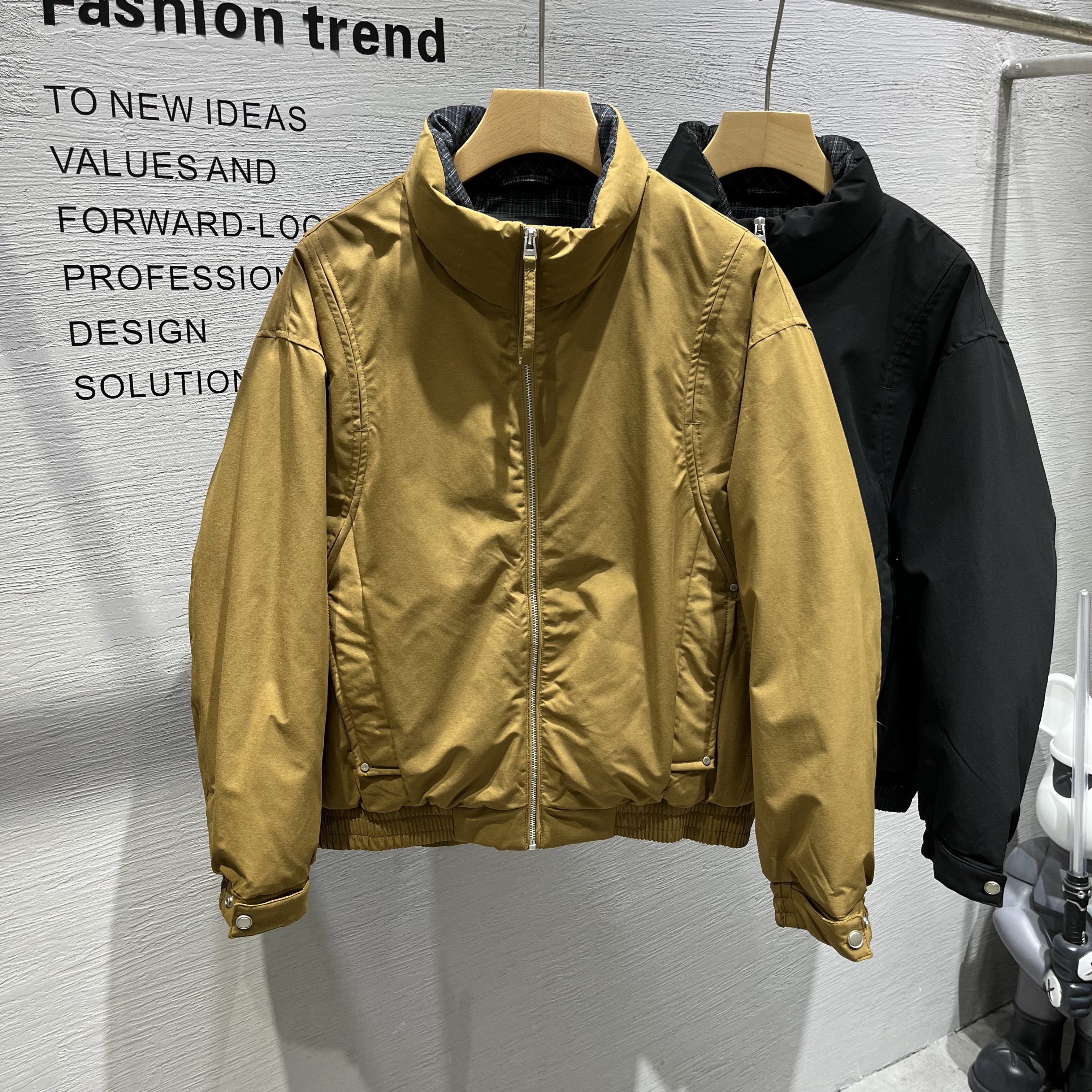 2026冬季新款男士羽绒服时尚百搭休闲保暖外套男装立领上衣男装潮