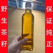 2026新榨纯正野生山茶油农家自榨纯天小籽茶油低温冷榨月子油瓶装