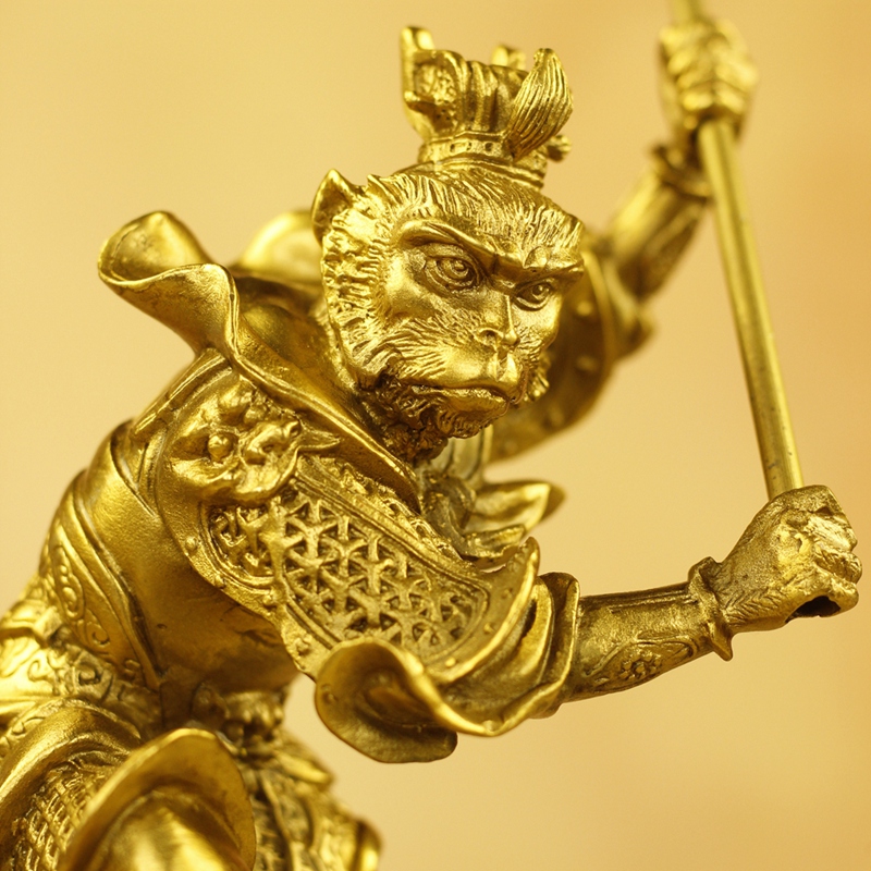 久鉴 铜孙悟空 齐天大圣美猴王孙悟空 居家办公装饰桌面摆件