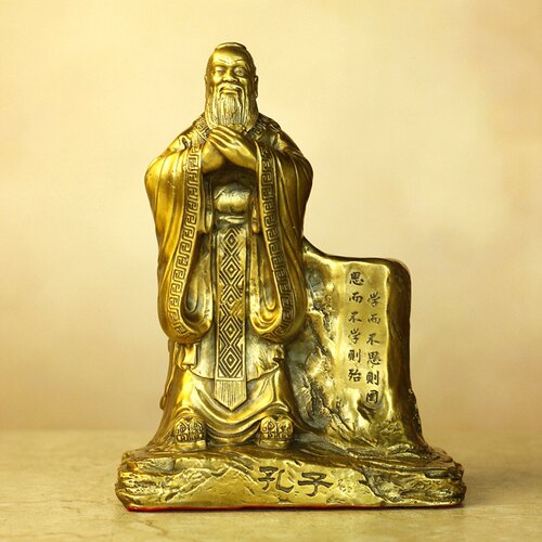 久鉴黄铜笔筒办公居家桌面摆件