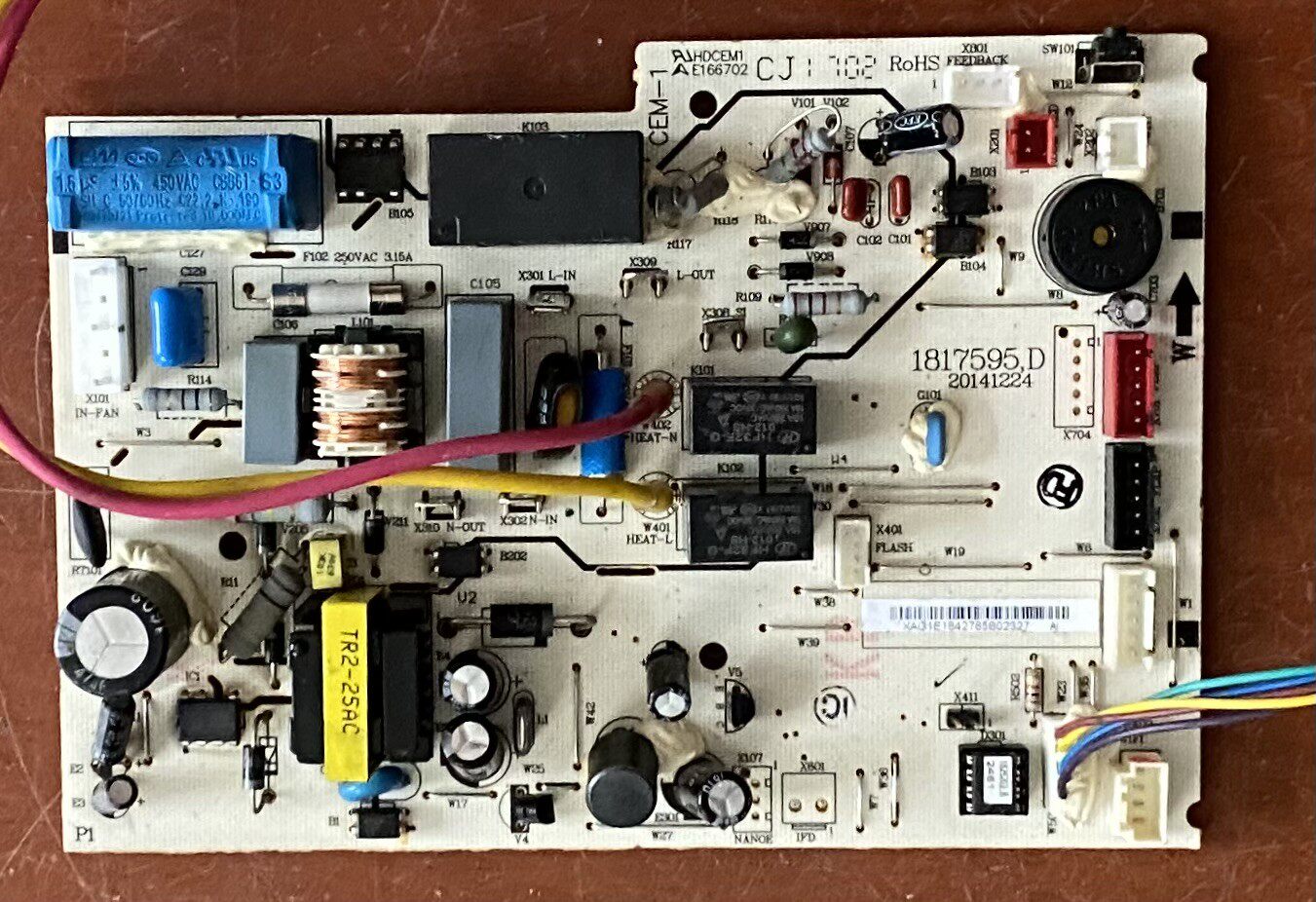 海信变频空调室内机板1832098 电源板1817595.D 内机主板