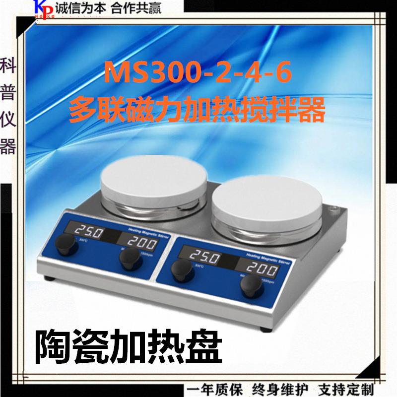 MS300-2-4-6系列磁力加热搅拌器磁力搅拌器陶瓷磁力搅拌器