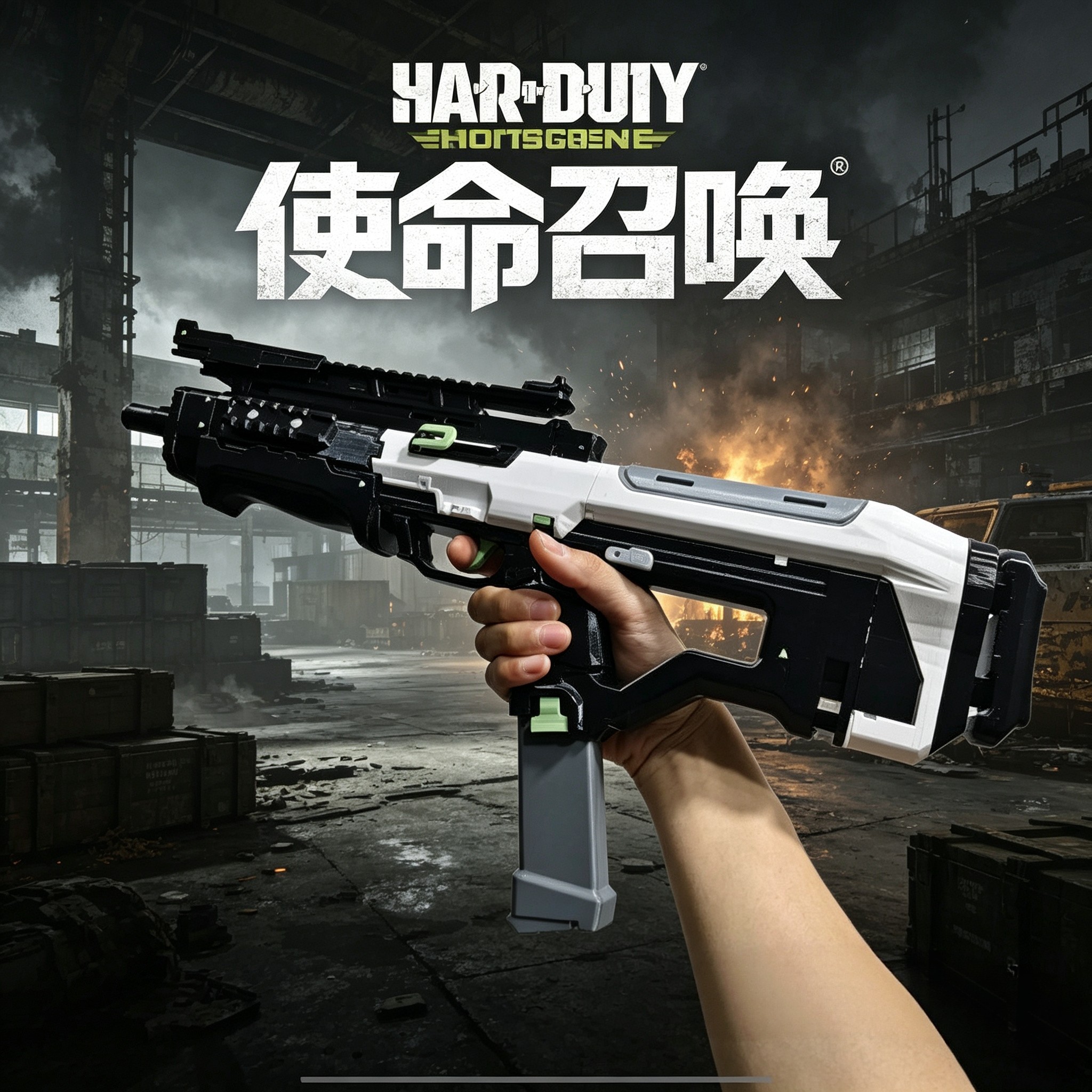 使命召唤武器模型绝地求生吃鸡周边近战武器冲锋枪玩具摆件未开刃